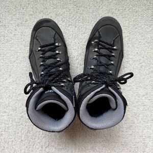 Lowa Women's Renegade GTX Hiking Boots in Black/Ice Blue